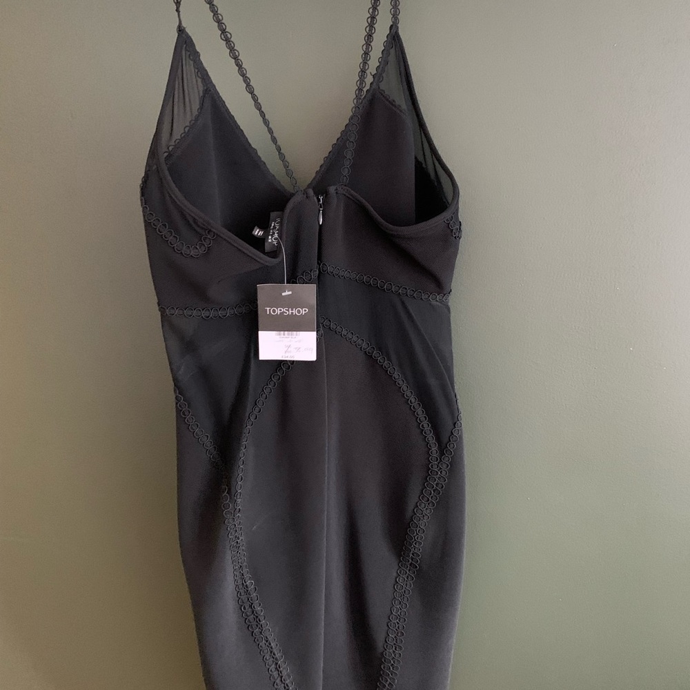 NWT Top Shop peekaboo bodycon dress
